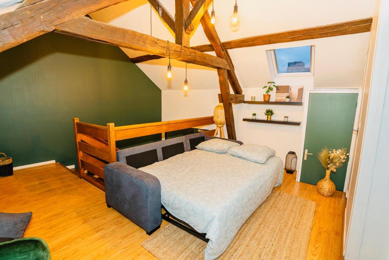 Apartamento Nid Douillet La Cour Du Dauphin, Vue Cathedrale Imprenable Laon Exterior foto